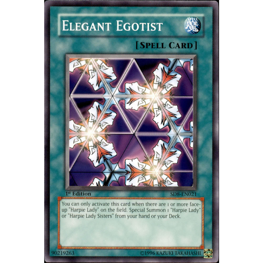 Elegant Egotist SD8-EN021 Yu-Gi-Oh! Card from the Lord of the Storm Set