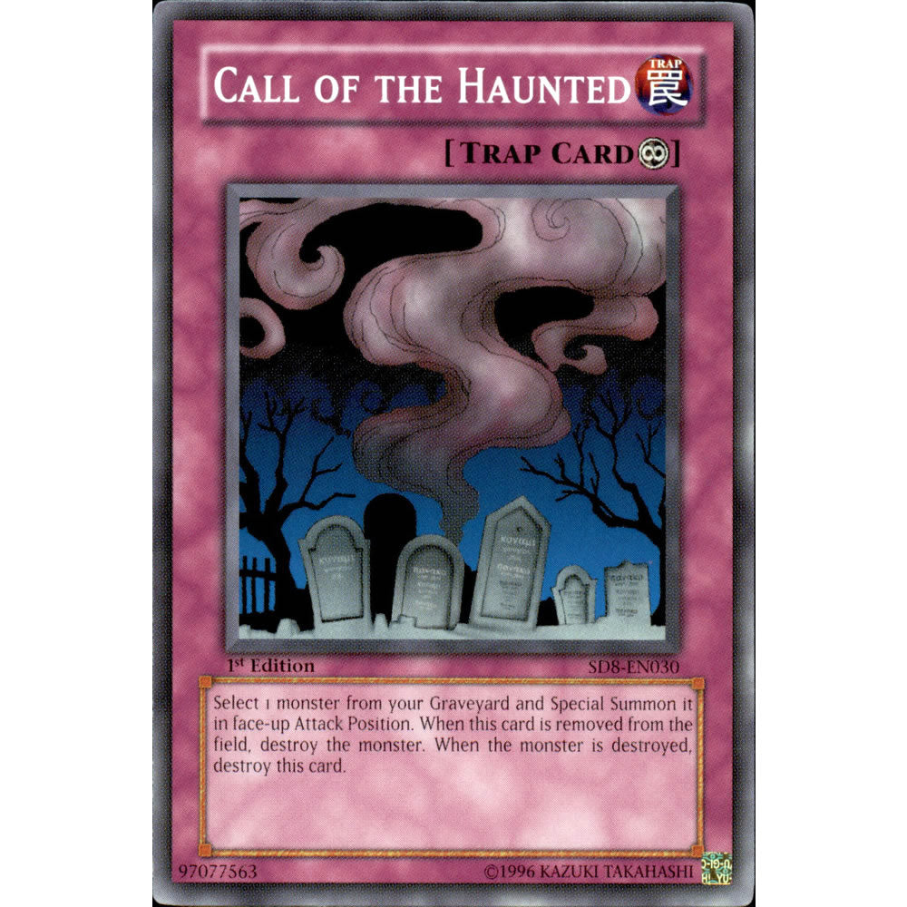 Call of the Haunted SD8-EN030 Yu-Gi-Oh! Card from the Lord of the Storm Set