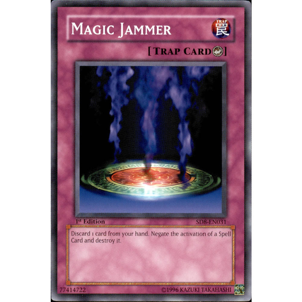 Magic Jammer SD8-EN031 Yu-Gi-Oh! Card from the Lord of the Storm Set