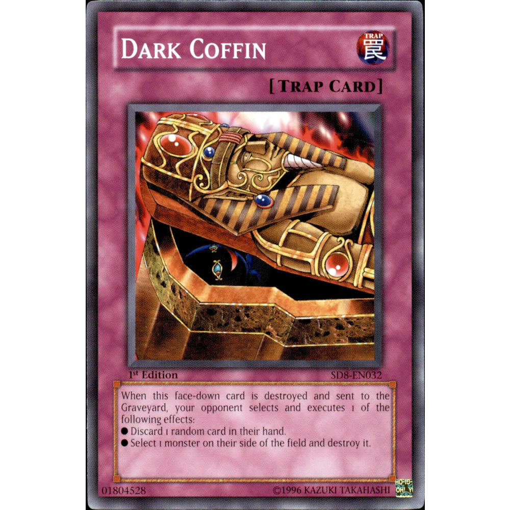 Dark Coffin SD8-EN032 Yu-Gi-Oh! Card from the Lord of the Storm Set