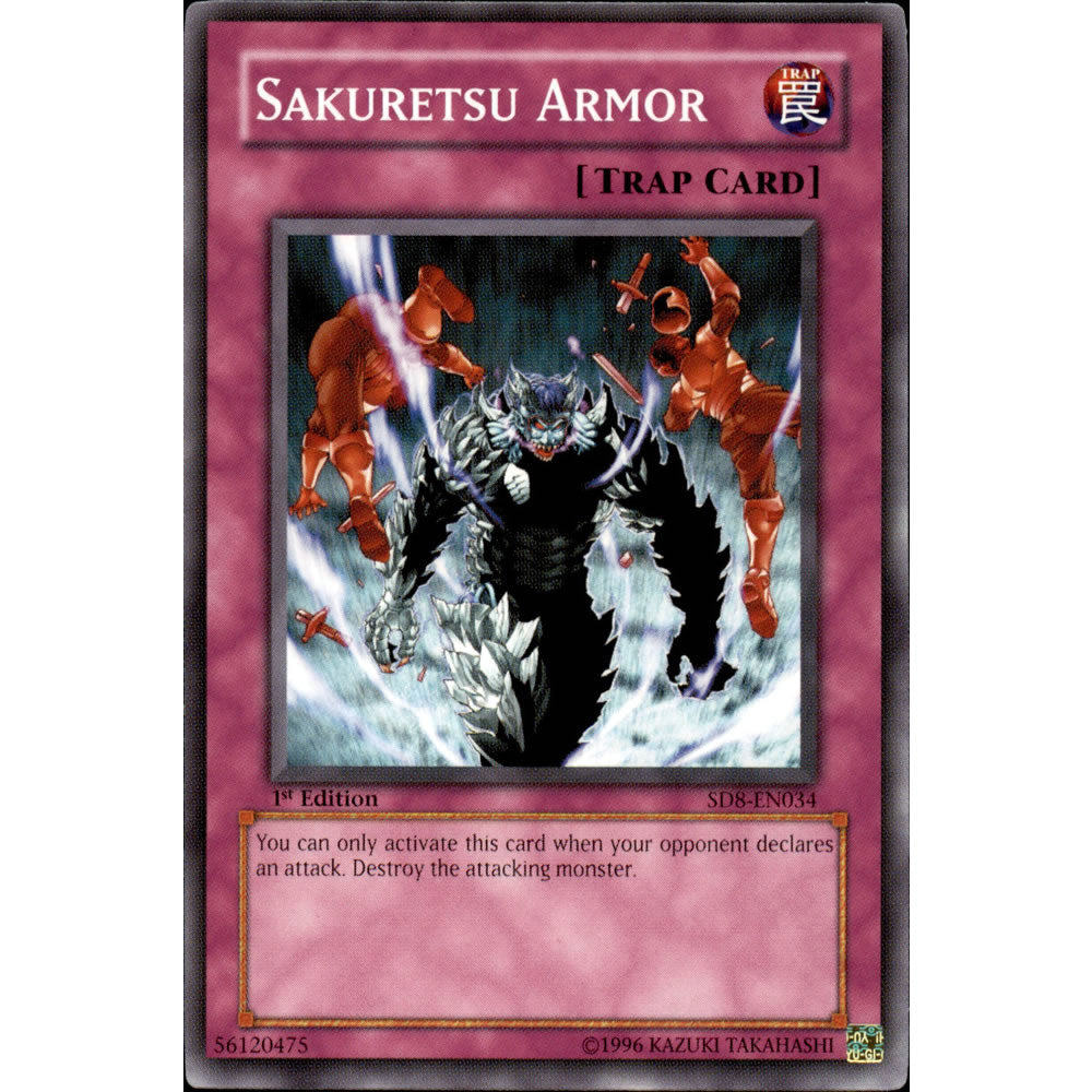 Sakuretsu Armor SD8-EN034 Yu-Gi-Oh! Card from the Lord of the Storm Set