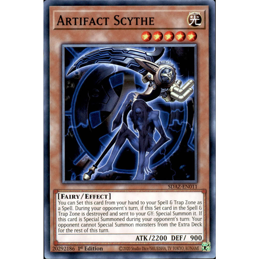 Artifact Scythe SDAZ-EN011 Yu-Gi-Oh! Card from the Albaz Strike Set