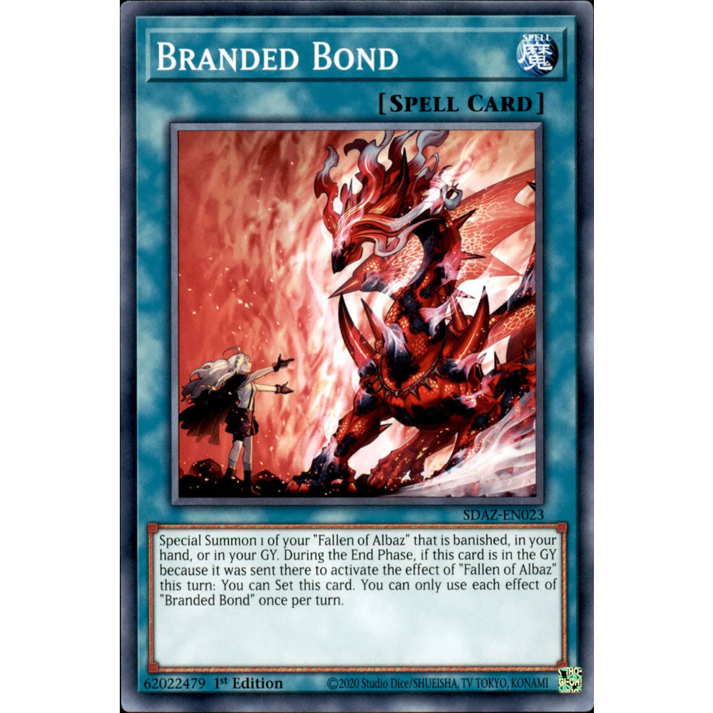 Branded Bond SDAZ-EN023 Yu-Gi-Oh! Card from the Albaz Strike Set