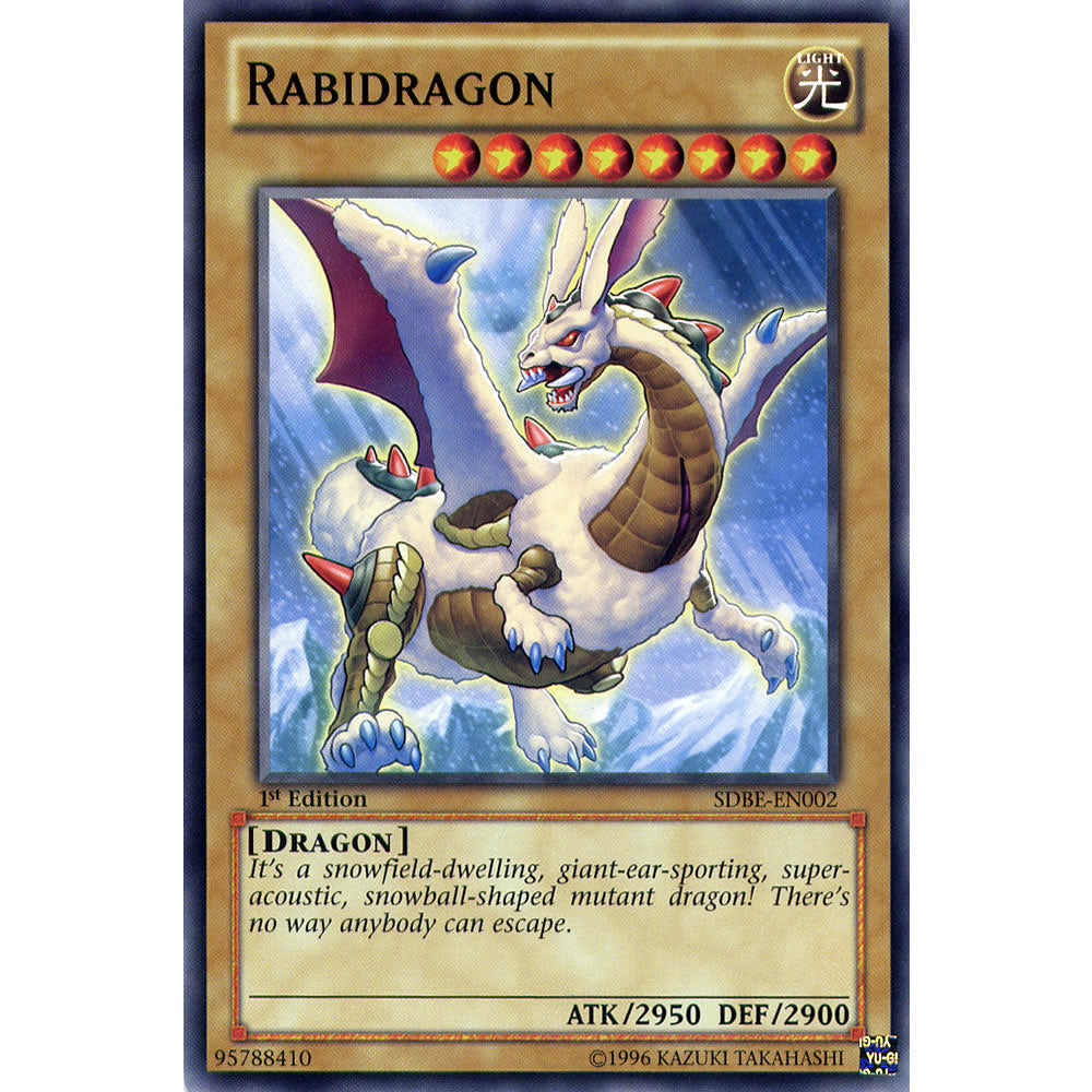 Rabidragon SDBE-EN002 Yu-Gi-Oh! Card from the Saga of Blue-Eyes White Dragon Set