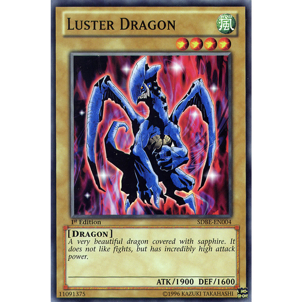 Luster Dragon SDBE-EN004 Yu-Gi-Oh! Card from the Saga of Blue-Eyes White Dragon Set