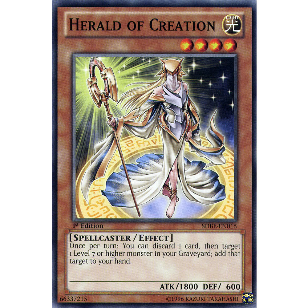 Herald of Creation SDBE-EN015 Yu-Gi-Oh! Card from the Saga of Blue-Eyes White Dragon Set