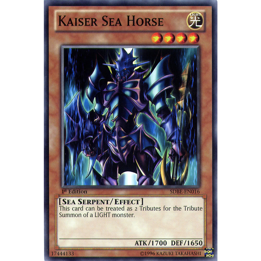 Kaiser Sea Horse SDBE-EN016 Yu-Gi-Oh! Card from the Saga of Blue-Eyes White Dragon Set