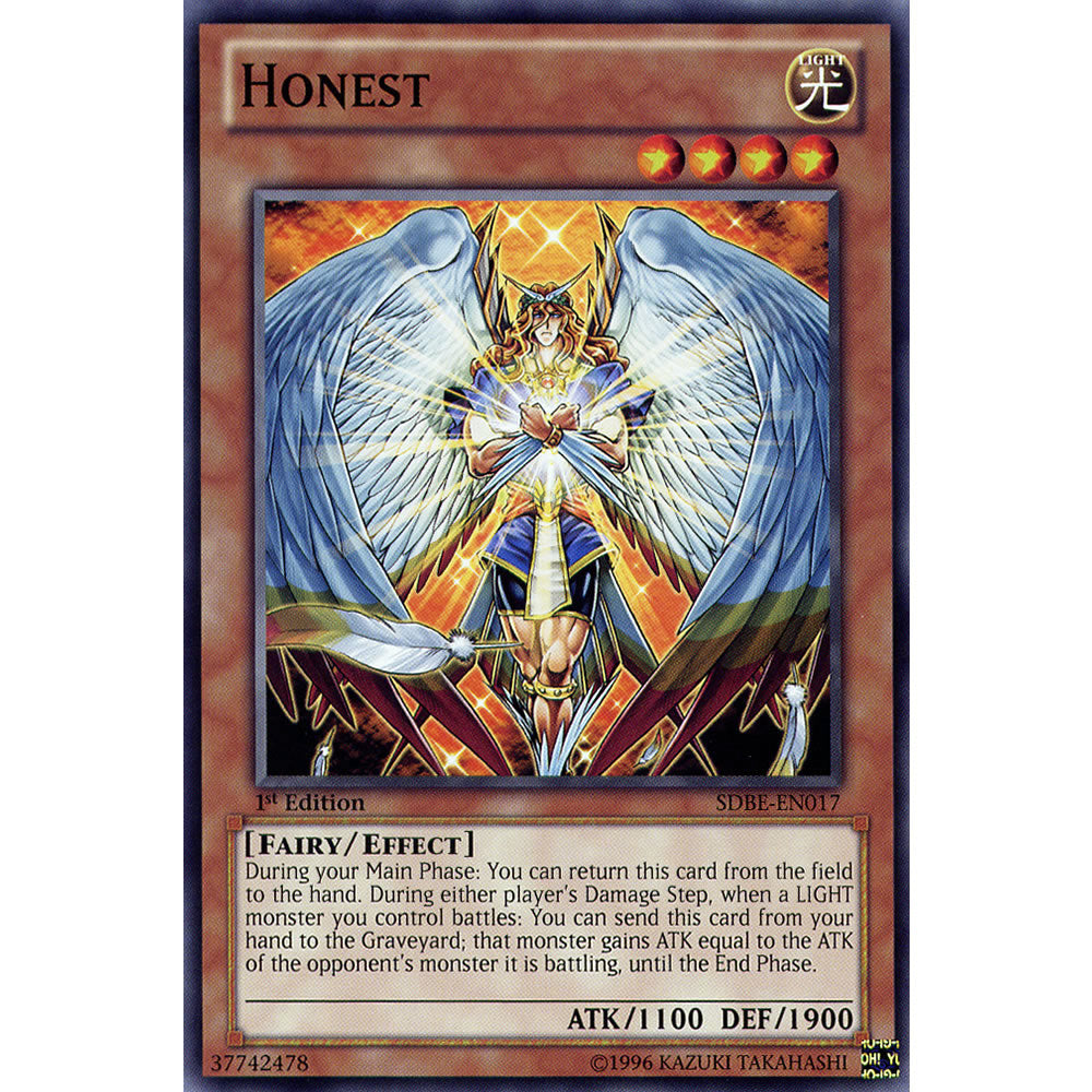 Honest SDBE-EN017 Yu-Gi-Oh! Card from the Saga of Blue-Eyes White Dragon Set