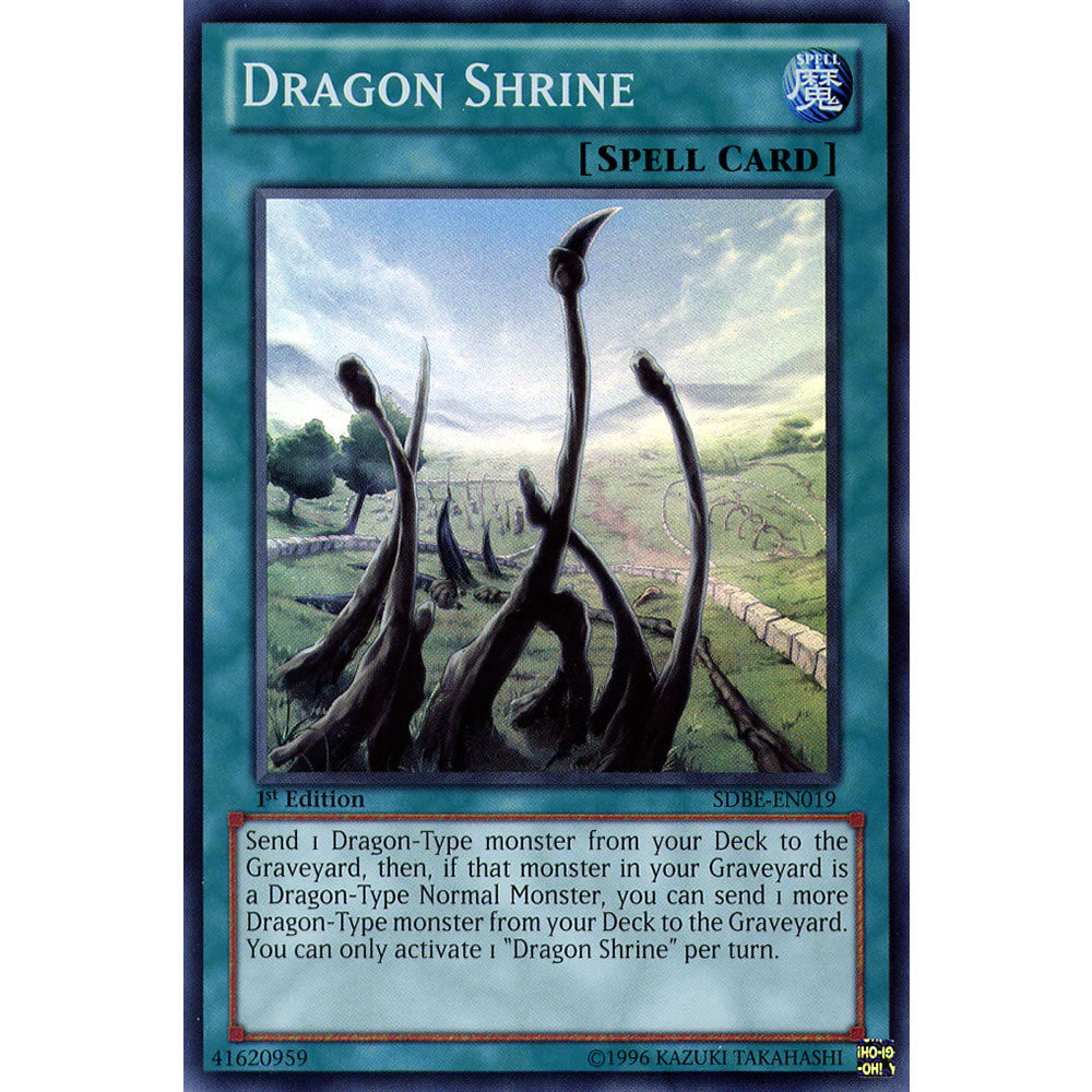 Dragon Shrine SDBE-EN019 Yu-Gi-Oh! Card from the Saga of Blue-Eyes White Dragon Set