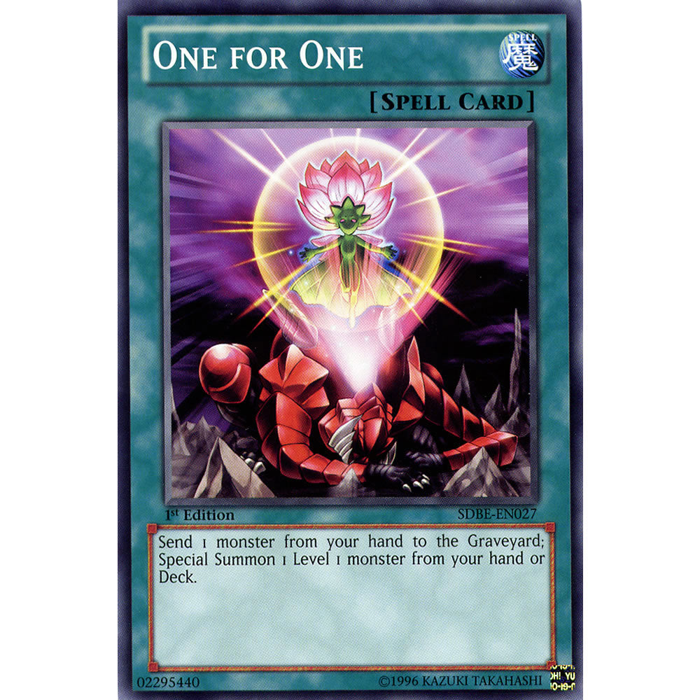 One for One SDBE-EN027 Yu-Gi-Oh! Card from the Saga of Blue-Eyes White Dragon Set