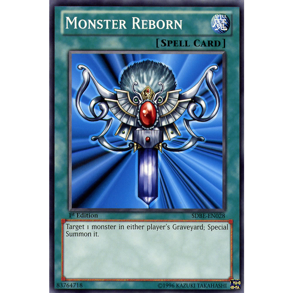 Monster Reborn SDBE-EN028 Yu-Gi-Oh! Card from the Saga of Blue-Eyes White Dragon Set