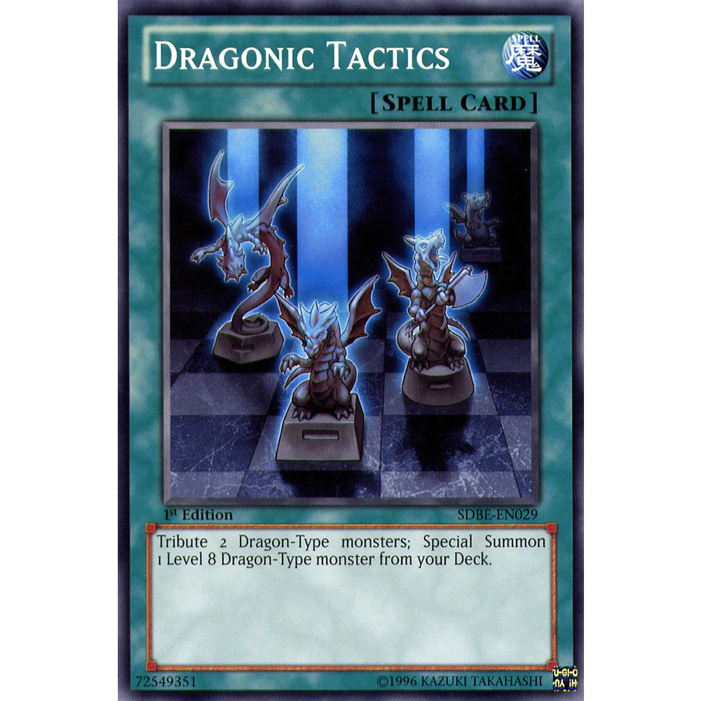 Dragonic Tactics SDBE-EN029 Yu-Gi-Oh! Card from the Saga of Blue-Eyes White Dragon Set