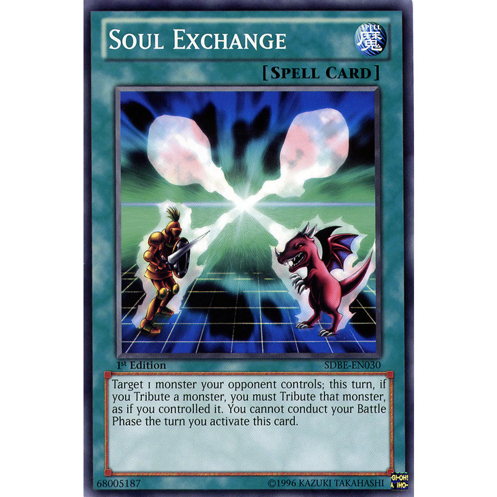 Soul Exchange SDBE-EN030 Yu-Gi-Oh! Card from the Saga of Blue-Eyes White Dragon Set