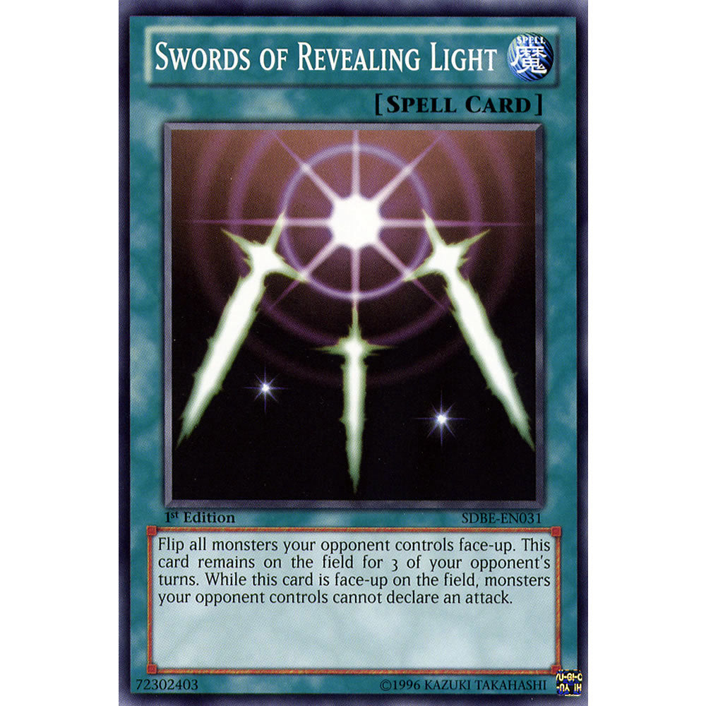 Swords of Revealing Light SDBE-EN031 Yu-Gi-Oh! Card from the Saga of Blue-Eyes White Dragon Set