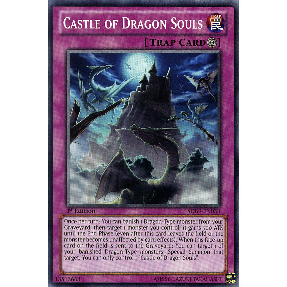 Castle of Dragon Souls SDBE-EN033 Yu-Gi-Oh! Card from the Saga of Blue-Eyes White Dragon Set