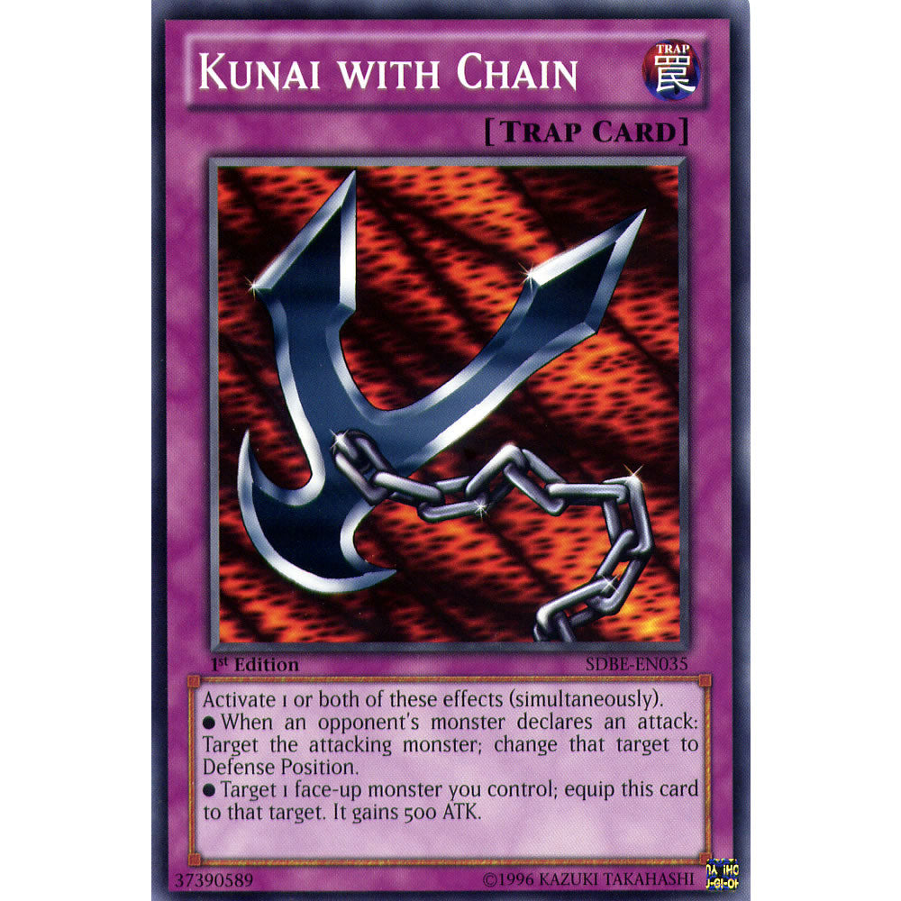 Kunai with Chain SDBE-EN035 Yu-Gi-Oh! Card from the Saga of Blue-Eyes White Dragon Set