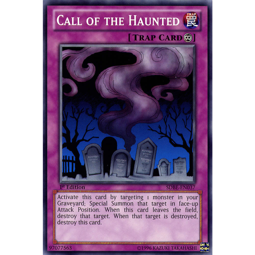 Call of the Haunted SDBE-EN037 Yu-Gi-Oh! Card from the Saga of Blue-Eyes White Dragon Set