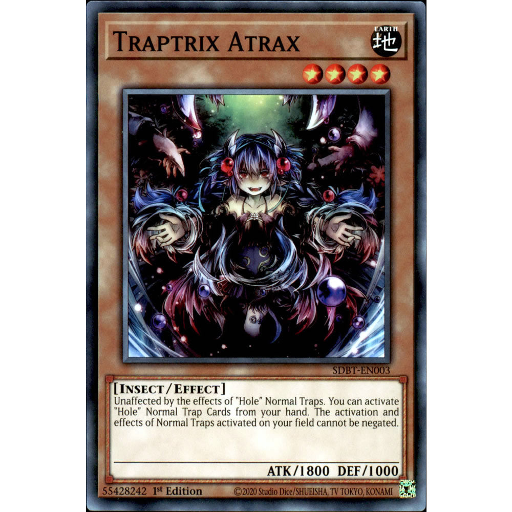 yugioh traptrix cards Traptrix Atrax SDBT-EN003 Yu-Gi-Oh! Card