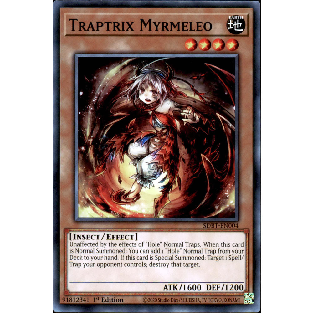 Traptrix Myrmeleo SDBT-EN004 Yu-Gi-Oh! Card from the Beware of Traptrix Set