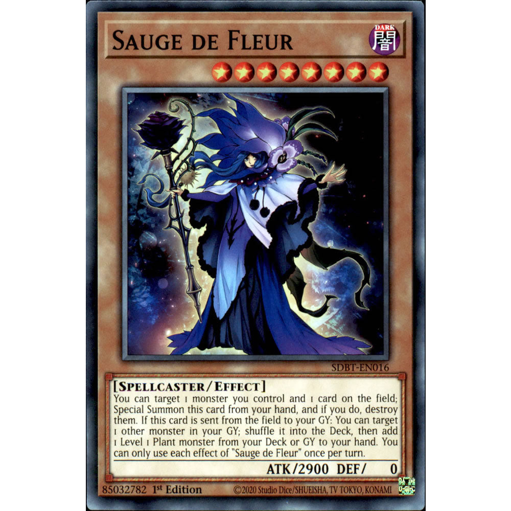Sauge de Fleur SDBT-EN016 Yu-Gi-Oh! Card from the Beware of Traptrix Set