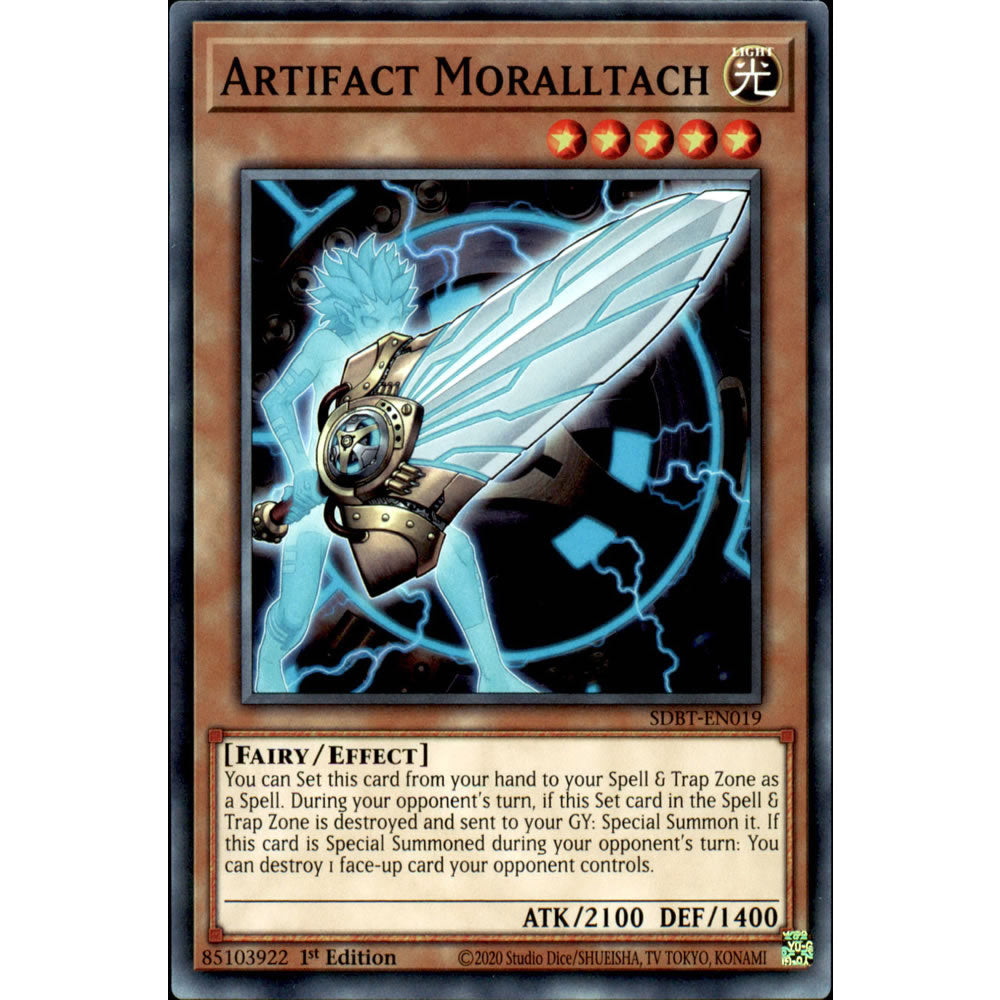 Artifact Moralltach SDBT-EN019 Yu-Gi-Oh! Card from the Beware of Traptrix Set