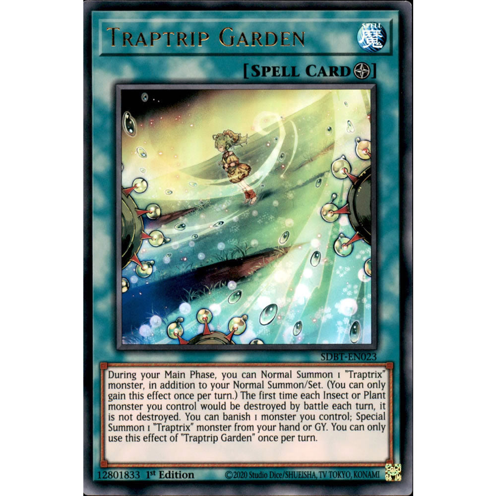 Traptrip Garden SDBT-EN023 Yu-Gi-Oh! Card from the Beware of Traptrix Set