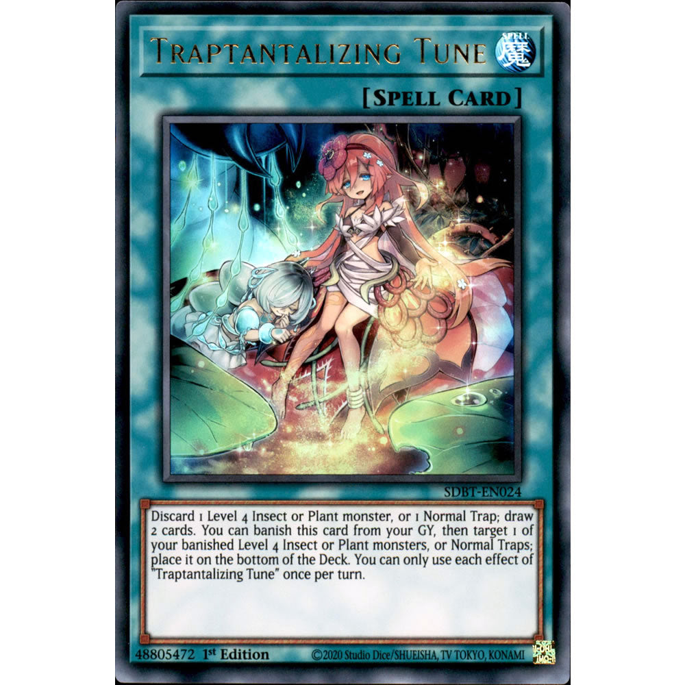 Traptantalizing Tune SDBT-EN024 Yu-Gi-Oh! Card from the Beware of Traptrix Set