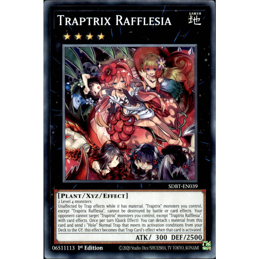 Traptrix Rafflesia SDBT-EN039 Yu-Gi-Oh! Card from the Beware of Traptrix Set