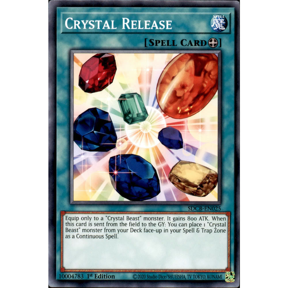 Crystal Release SDCB-EN025 Yu-Gi-Oh! Card from the Legend of the Crystal Beasts Set