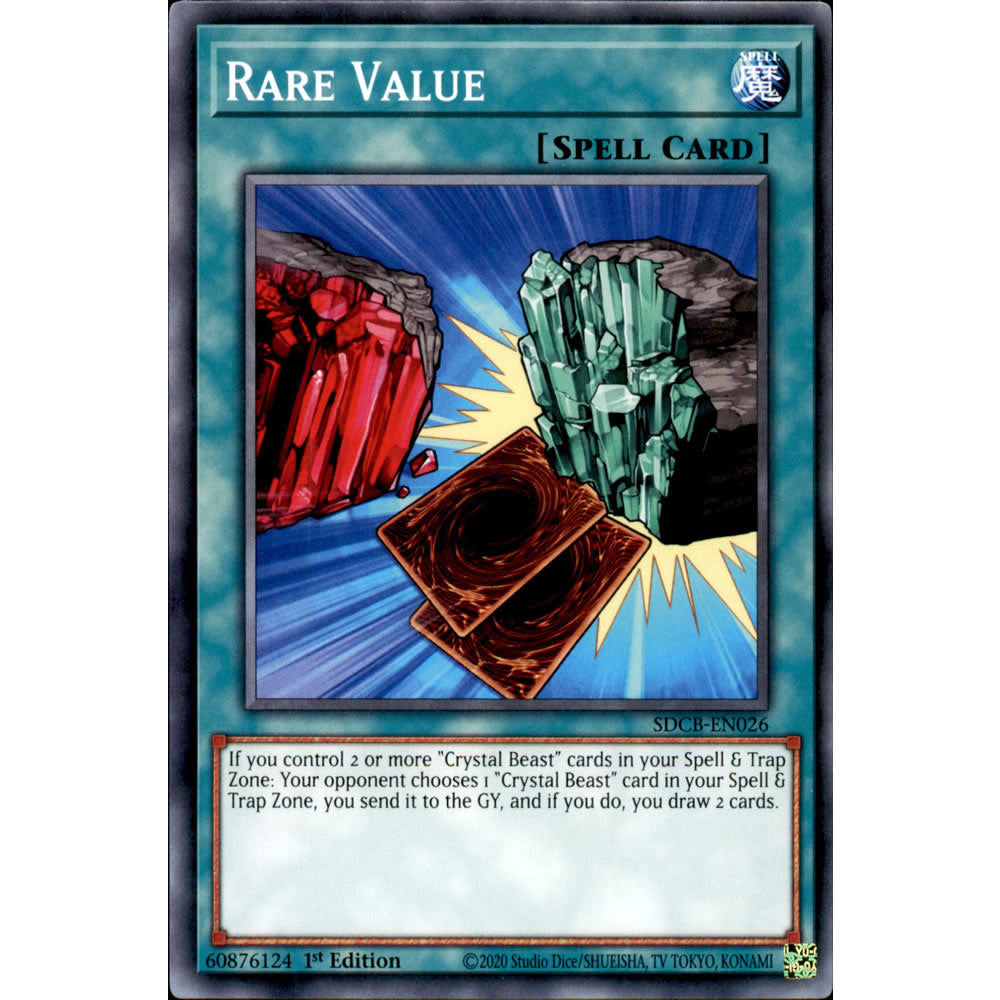 Rare Value SDCB-EN026 Yu-Gi-Oh! Card from the Legend of the Crystal Beasts Set
