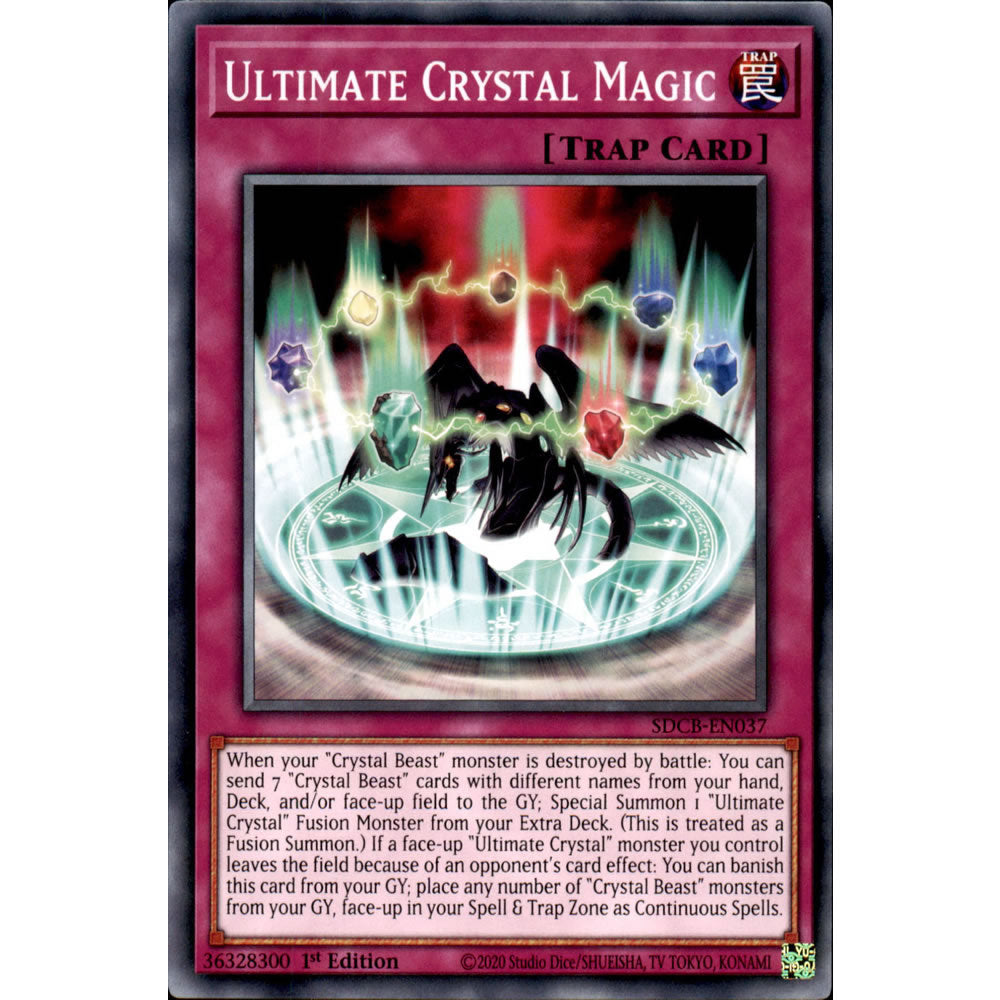 Ultimate Crystal Magic SDCB-EN037 Yu-Gi-Oh! Card from the Legend of the Crystal Beasts Set