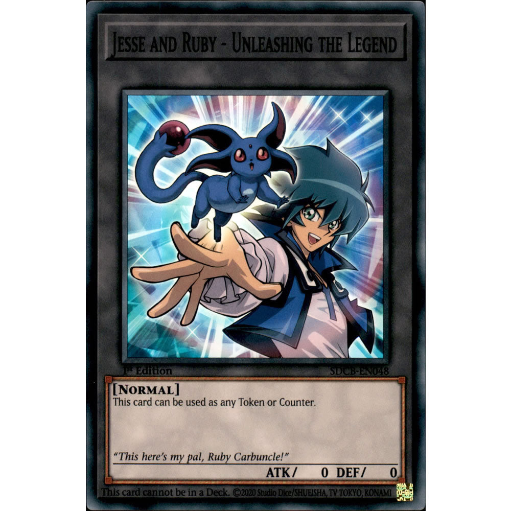 Jesse and Ruby - Unleashing the Legend SDCB-EN048 Yu-Gi-Oh! Card from the Legend of the Crystal Beasts Set