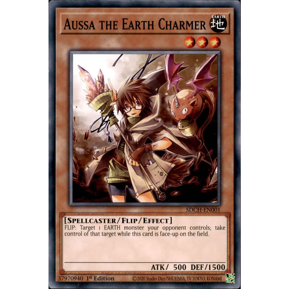 Aussa the Earth Charmer SDCH-EN001 Yu-Gi-Oh! Card from the Spirit Charmers Set