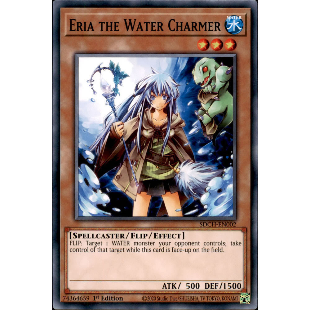 Eria the Water Charmer SDCH-EN002 Yu-Gi-Oh! Card from the Spirit Charmers Set
