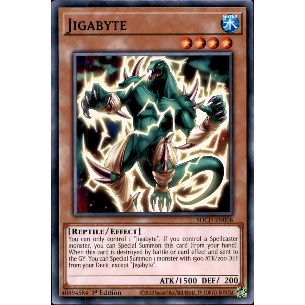 Jigabyte SDCH-EN008 Yu-Gi-Oh! Card from the Spirit Charmers Set