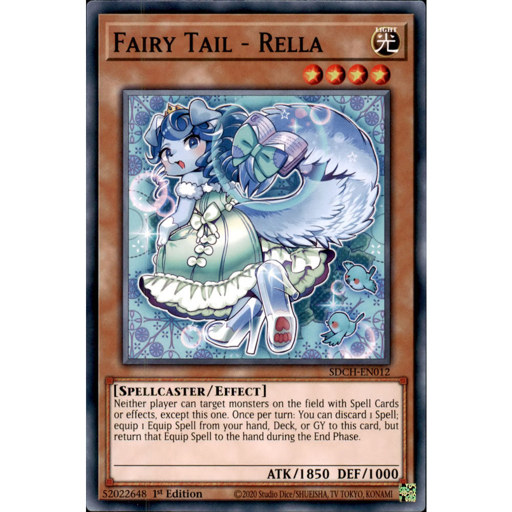 Fairy Tail - Rella SDCH-EN012 Yu-Gi-Oh! Card from the Spirit Charmers Set