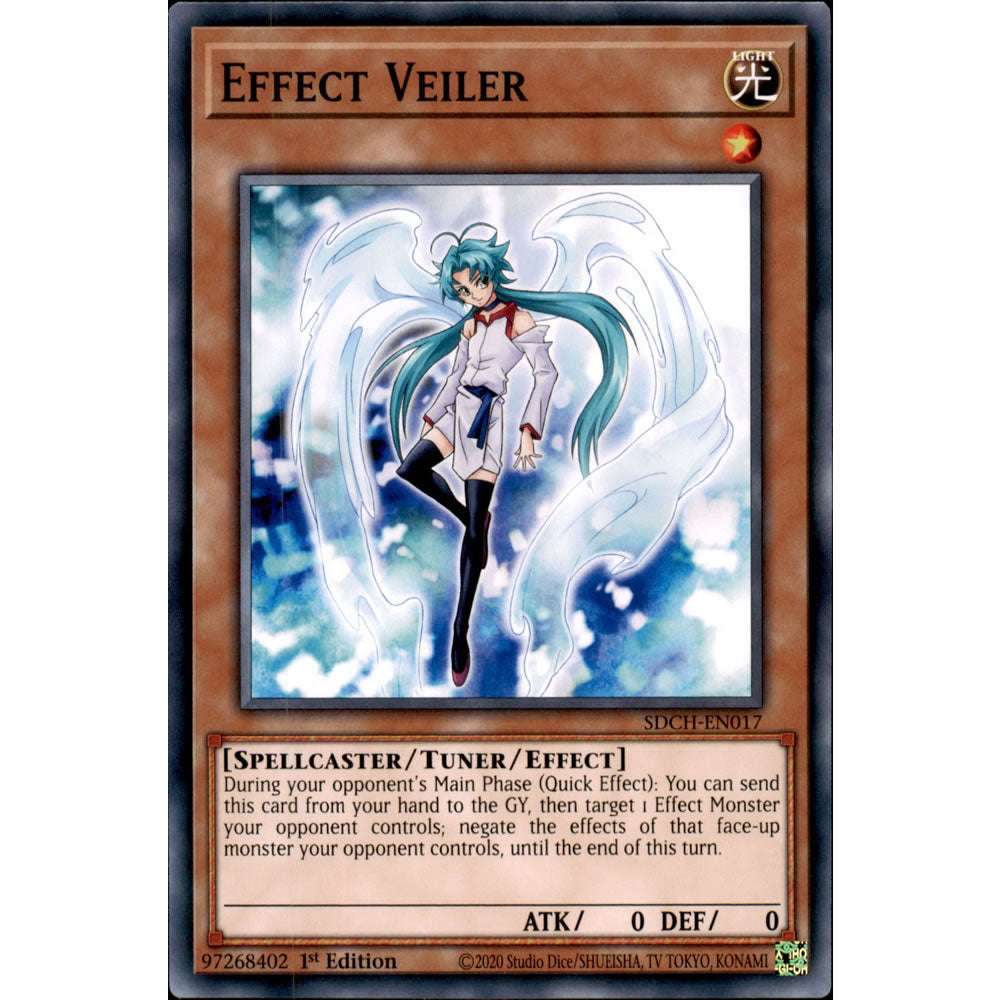 Effect Veiler SDCH-EN017 Yu-Gi-Oh! Card from the Spirit Charmers Set