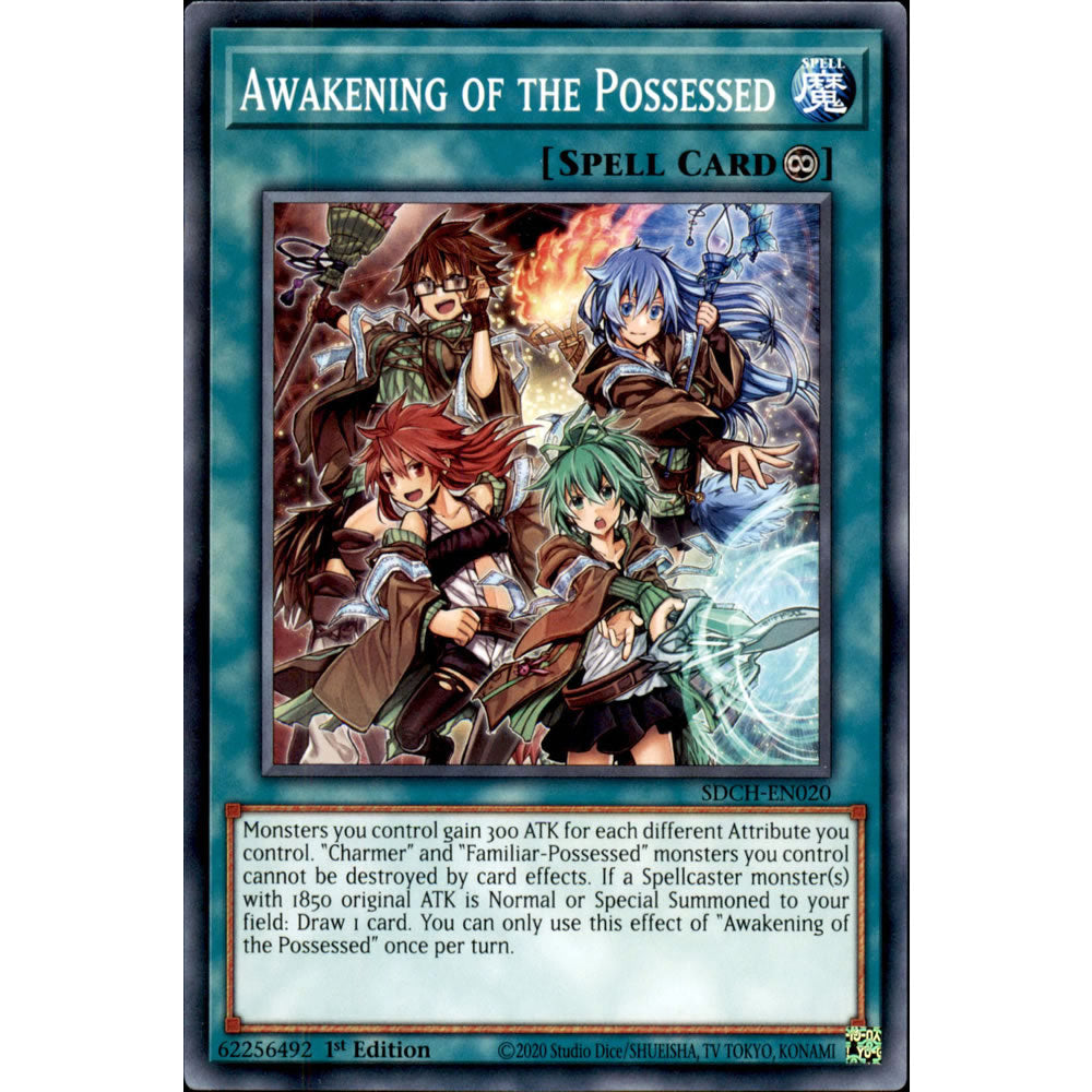 Awakening of the Possessed SDCH-EN020 Yu-Gi-Oh! Card from the Spirit Charmers Set