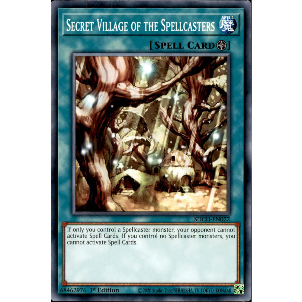 Secret Village of the Spellcasters SDCH-EN022 Yu-Gi-Oh! Card from the Spirit Charmers Set