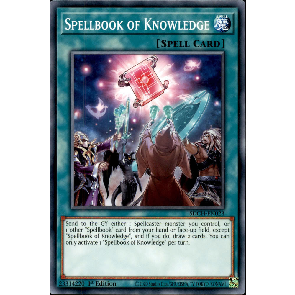Spellbook of Knowledge SDCH-EN023 Yu-Gi-Oh! Card from the Spirit Charmers Set