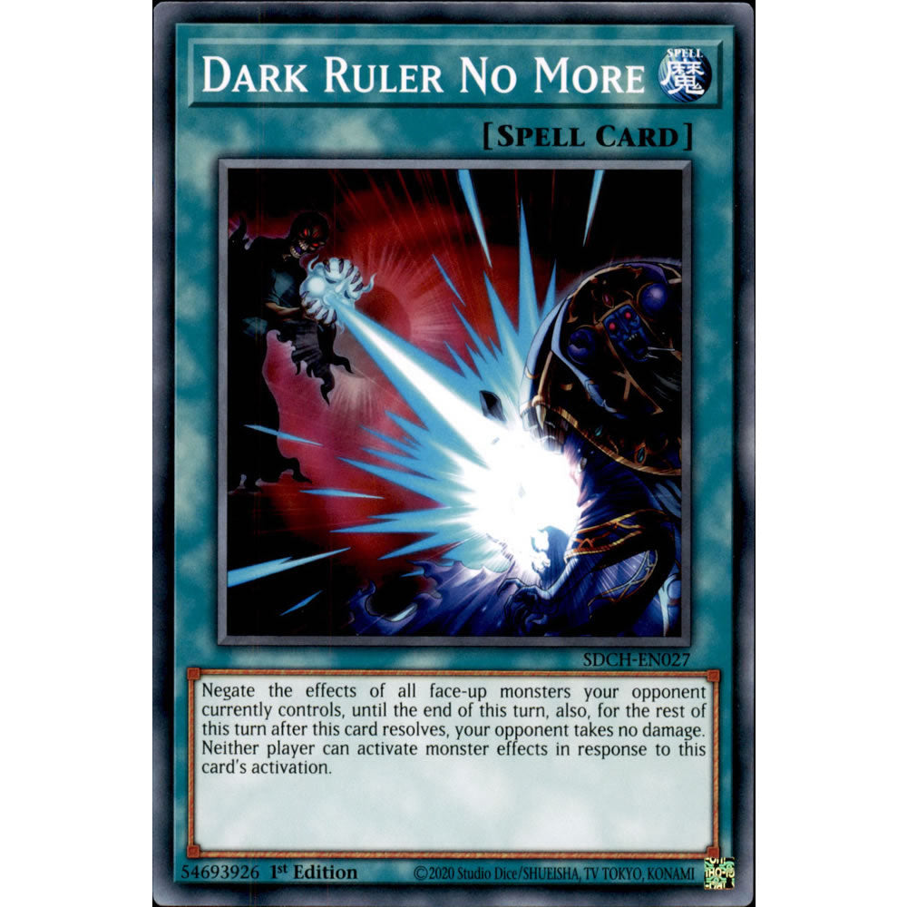Dark Ruler No More SDCH-EN027 Yu-Gi-Oh! Card from the Spirit Charmers Set