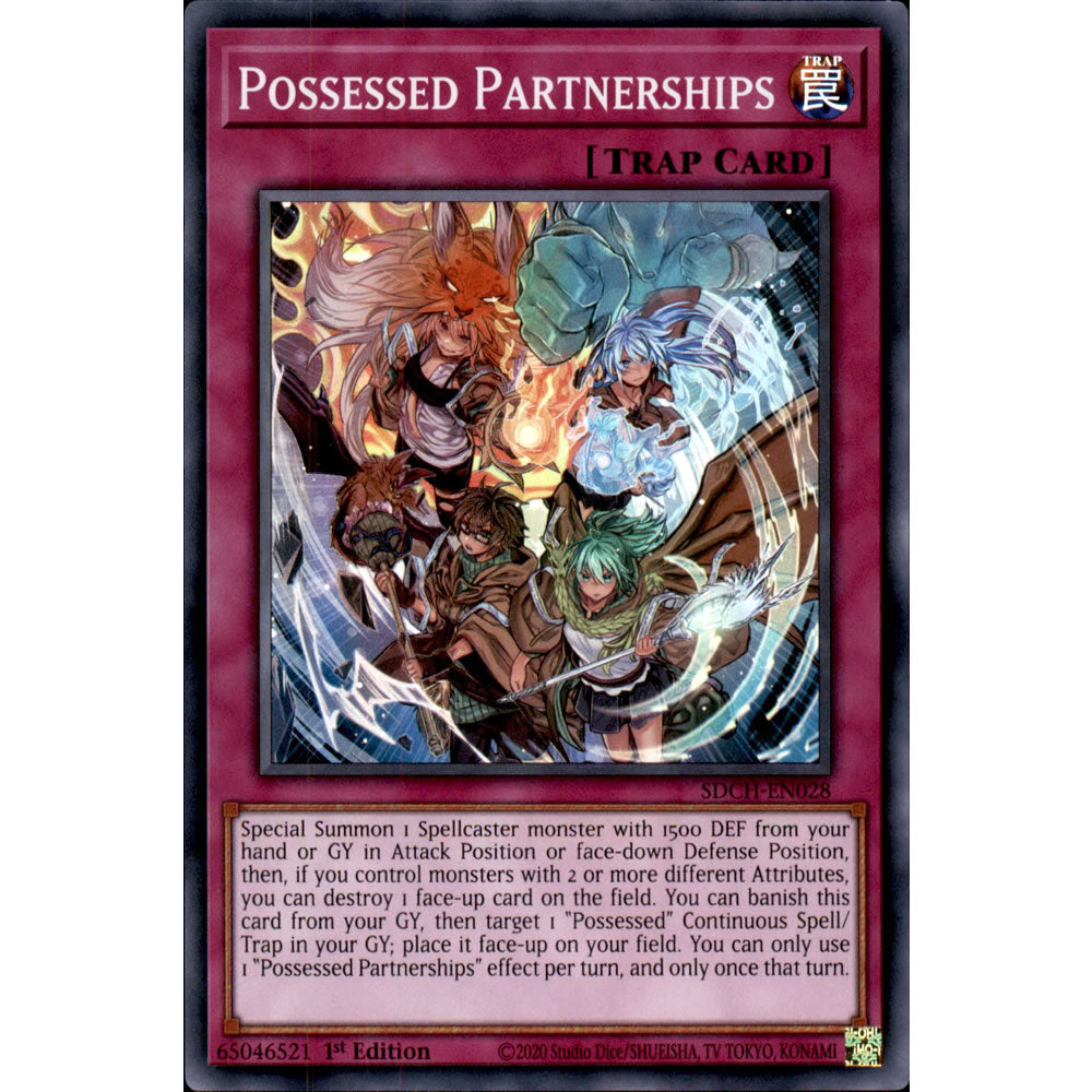 Possessed Partnerships SDCH-EN028 Yu-Gi-Oh! Card from the Spirit Charmers Set