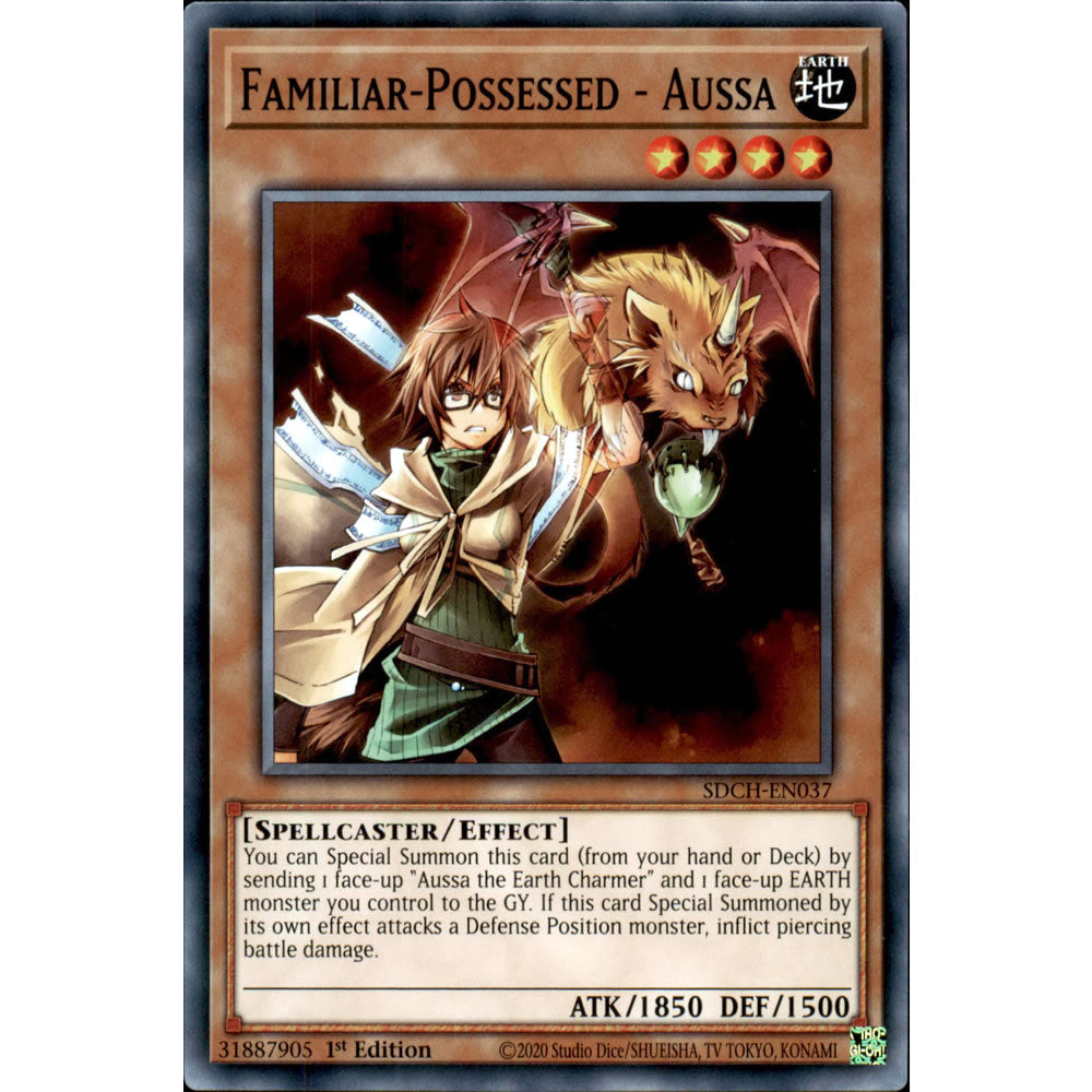 Familiar-Possessed - Aussa SDCH-EN037 Yu-Gi-Oh! Card from the Spirit Charmers Set