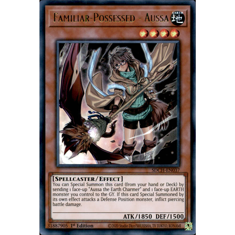 Familiar-Possessed - Aussa SDCH-EN037 Yu-Gi-Oh! Card from the Spirit Charmers Set