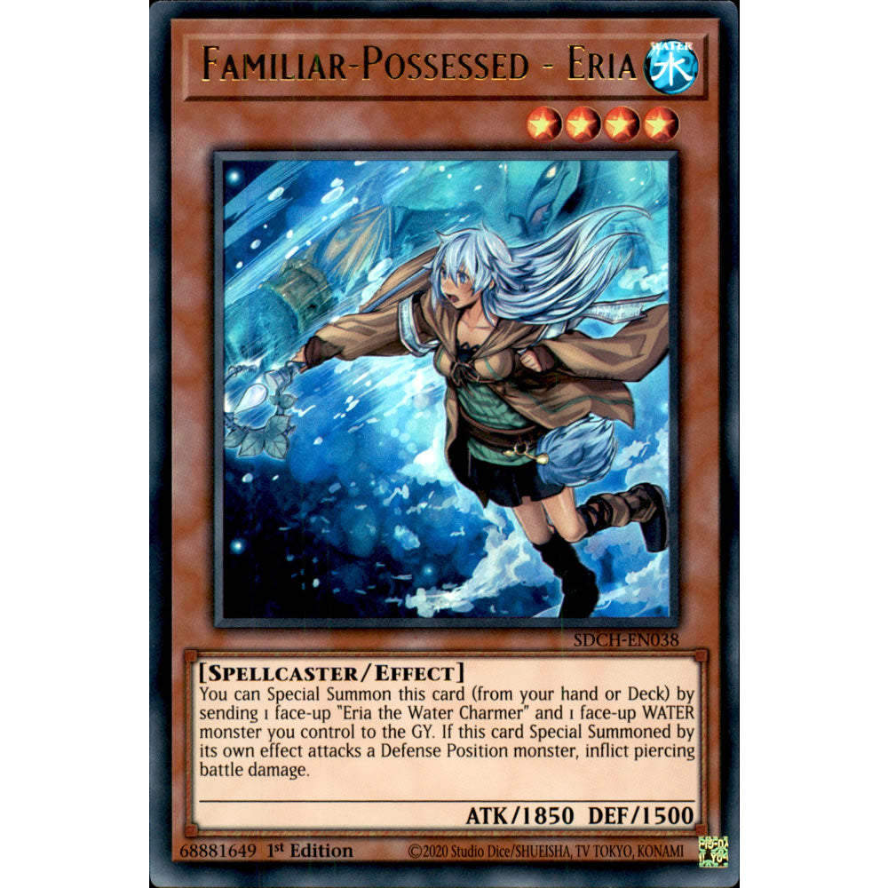 Familiar-Possessed - Eria SDCH-EN038 Yu-Gi-Oh! Card from the Spirit Charmers Set