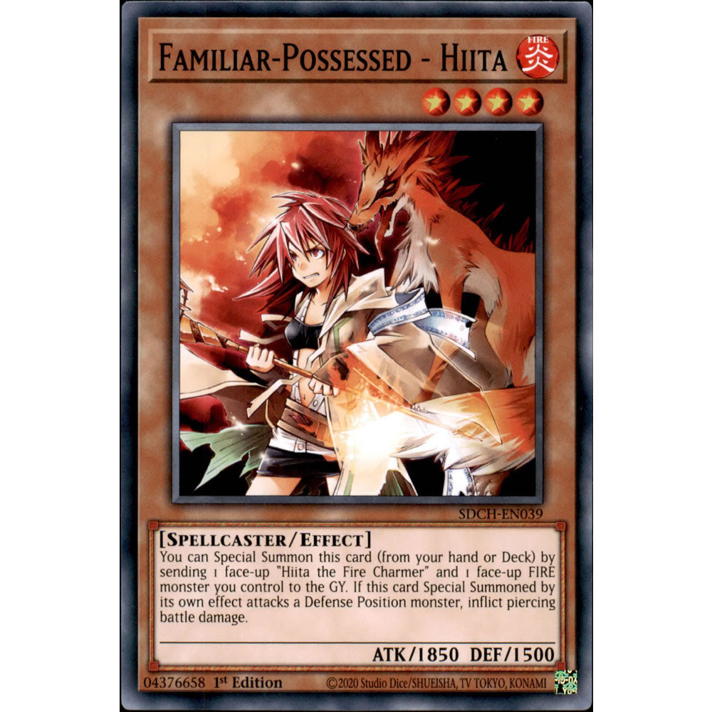 Familiar-Possessed - Hiita SDCH-EN039 Yu-Gi-Oh! Card from the Spirit Charmers Set