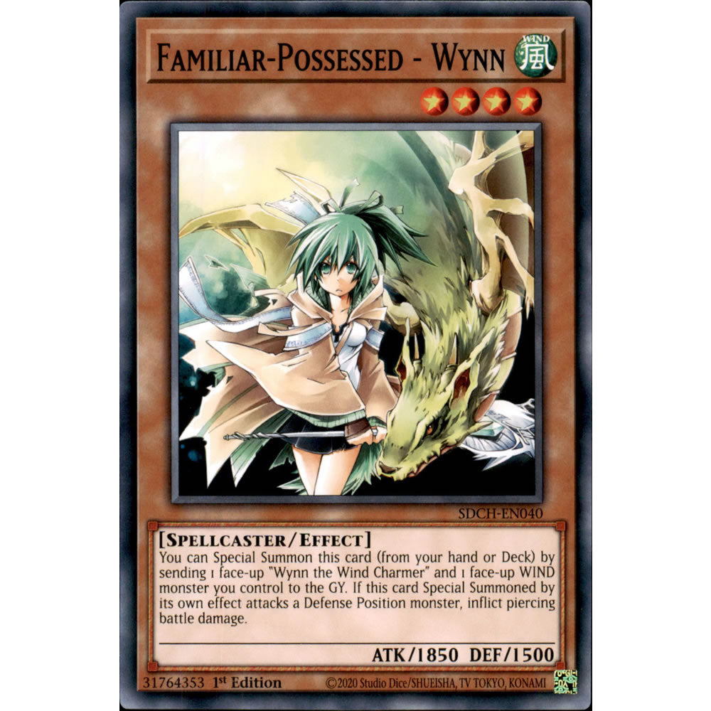 Familiar-Possessed - Wynn SDCH-EN040 Yu-Gi-Oh! Card from the Spirit Charmers Set