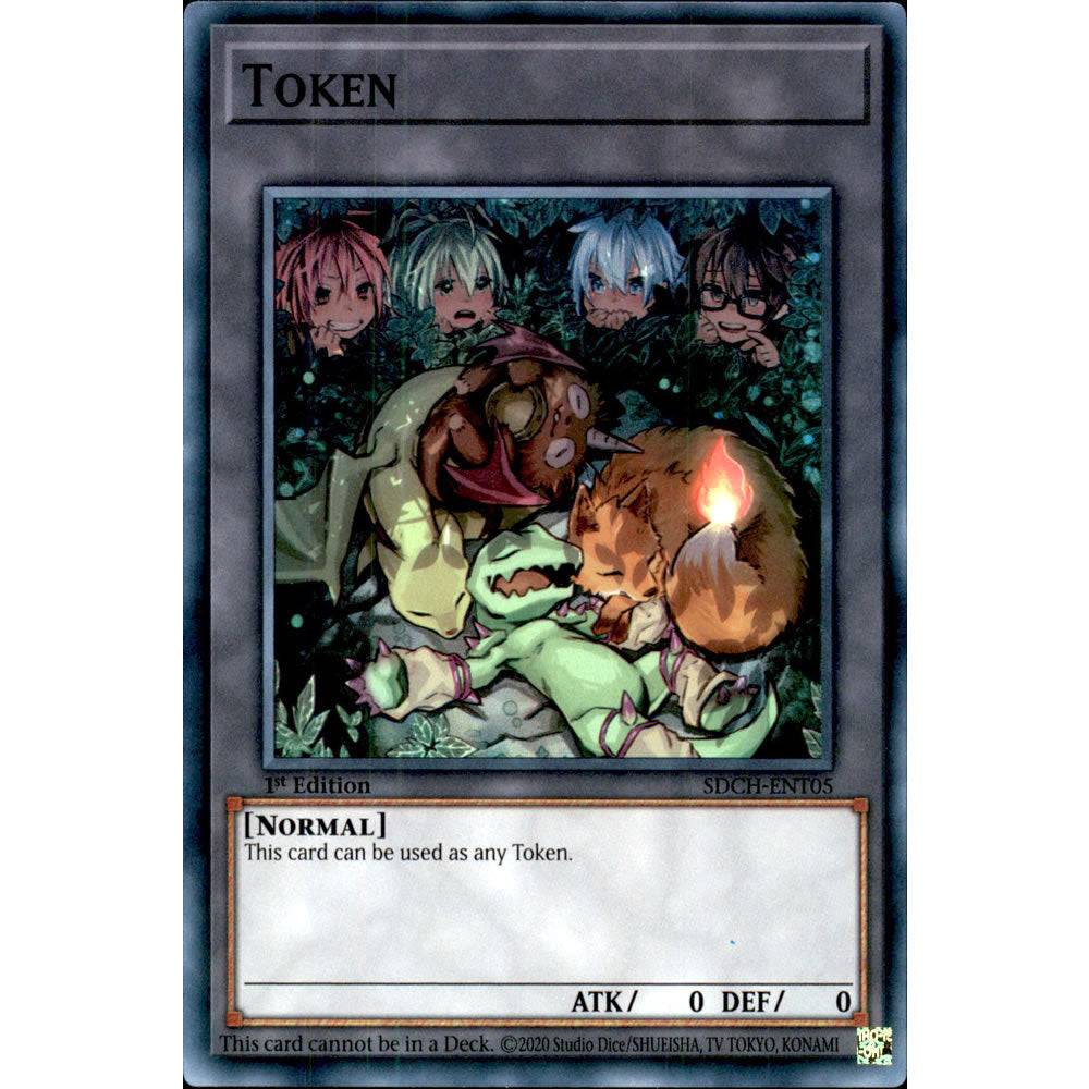 Token SDCH-ENT05 Yu-Gi-Oh! Card from the Spirit Charmers Set