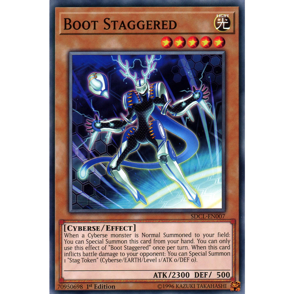 Boot Staggered SDCL-EN007 Yu-Gi-Oh! Card from the Cyberse Link Set