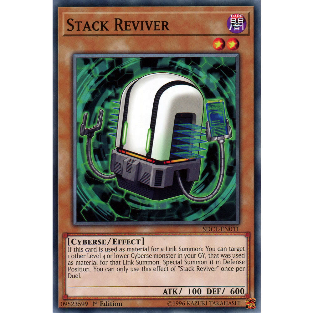 Stack Reviver SDCL-EN011 Yu-Gi-Oh! Card from the Cyberse Link Set